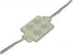 Modu� led 4 diody 5050 wodoodp. zielony 1,1W 12V