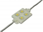 Modu� led 4 diody 5050 wodoodp. bia�y c. 1,1W 12V